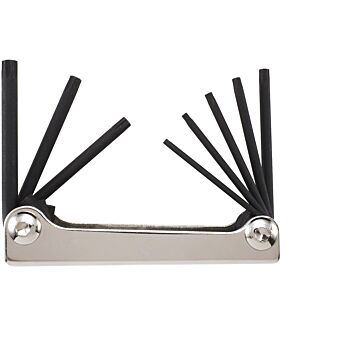 Bondhus 8 Pieces T9-T40 Torx Fold-Up Tool