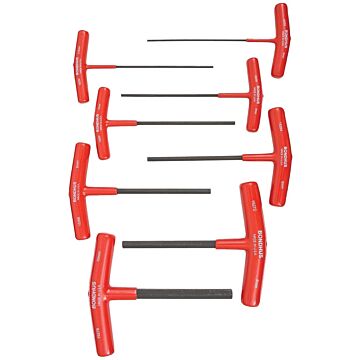 Bondhus Metric 8 Pieces 2-10 mm Short Length Hex End T-Handle Set