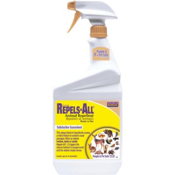 Bonide Repels-All 32 Oz. Ready To Use Trigger Spray Animal Repellent