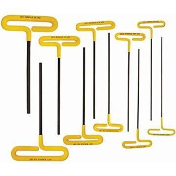 Bondhus SAE 10 Pieces 3/32-3/8 in Loop T-Handle