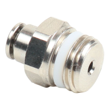 ATP Brass Hex Male Straight Push to Connect Tube 4 mm x 1/8 in. MPT