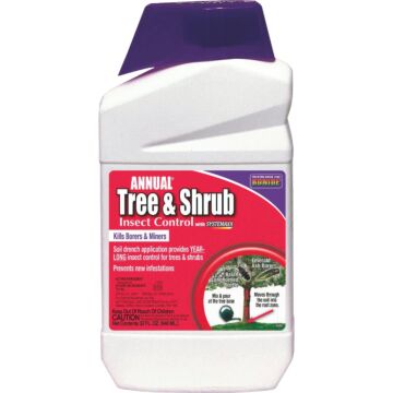 Bonide 32 Oz. Concentrate Annual Tree & Shrub Insect Control with Systemaxx