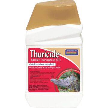 Bonide Thuricide BT 16 Oz. Concentrate Caterpillar, Worm, & Moth Control