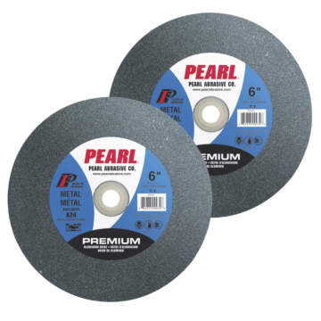 Pearl Abrasives Premium Aluminum Oxide Bench Grinding Wheel 7 x 1 x 1 A36 BA710036