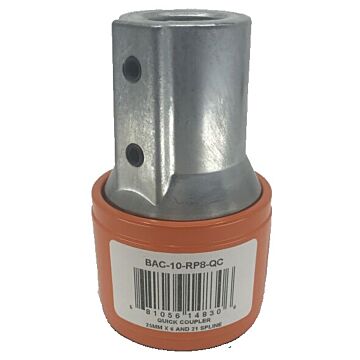 ACE PUMPS 15/16" Round Bore x 1-3/8" 6 or 21 Spline PTO Quick Coupler Pump Adapter