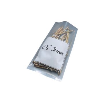 Write-on® 6 in 4 in Polyethylene Material Handling and Storage Bag