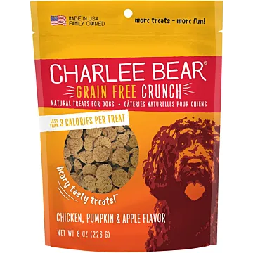 Charlee Bear Grain-Free Crunch (Chicken, Pumpkin, & Apple Flavor) 8 oz