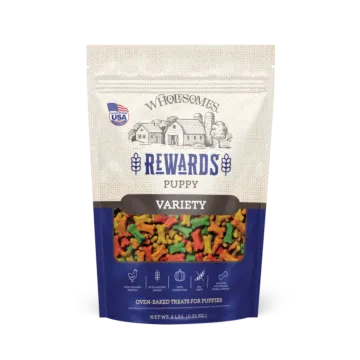 WHOLESOMES Midwestern Pet Foods WHOLESOMES™ 054744 2 lb Bag Chicken Rewards Puppy Variety Biscuit