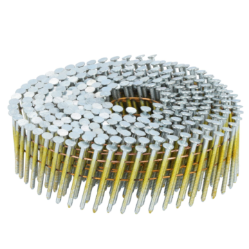 Bostitch Framing Nails, Thick coat Round Head, 1-1/2-Inch By .080-Inch By 15 Degree Ring Shank Coil, Sliding Nail, 4,200-Pack