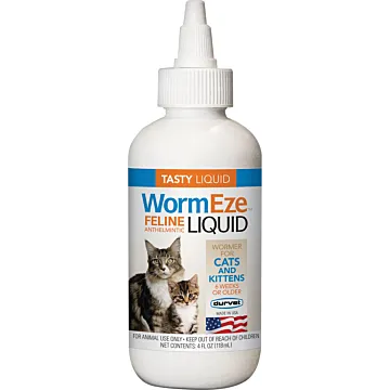 durvet WormEze™ Liquid Dewormed for Cats & Kittens - 8 oz