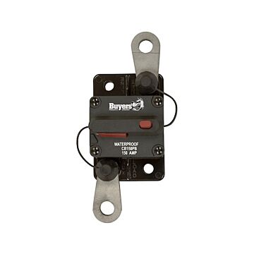 Buyers 150 A 42 VDC Plastic Push-To-Trip Circuit Breaker