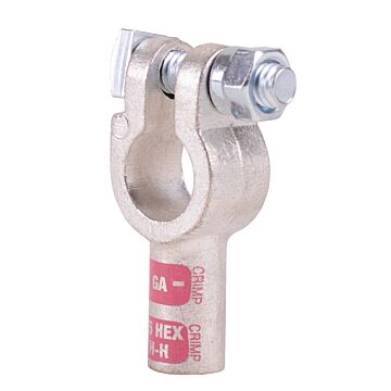 DC® 48 V Copper 1-1/4 in Bolt Straight Barrel Battery Terminal