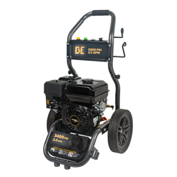 BE Gas Pressure Washer - 2.5 GPM, 3400 psi