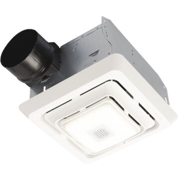 Broan Roomside Series Energy Star Ventilation Fan w/ LED Light & Bluetooth® Speaker - 70 CFM