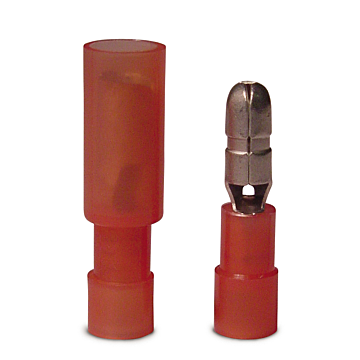 Gardner Bender #22-#18 AWG (0.8 mm²) Fully-Insulated Bullet Splice (0.156" Tab) - M/F Pairs
