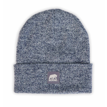 BERNE Heritage Knit Cuff Beanie (Blue/White)