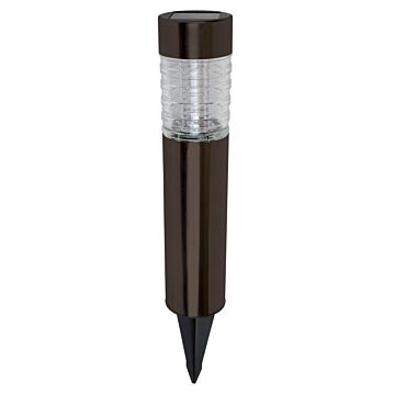 Boston Harbor Solar Bollard Light w/ AA Battery (Bronze - 4pk)