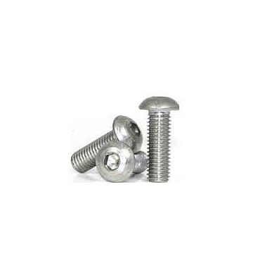 Brighton-Best Imperial #8-32 1 in Button Socket Cap Screw