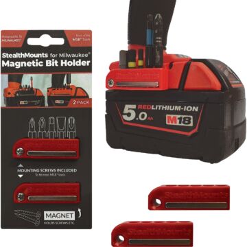 StealthMounts Milwaukee Bit Holders M18 2pk