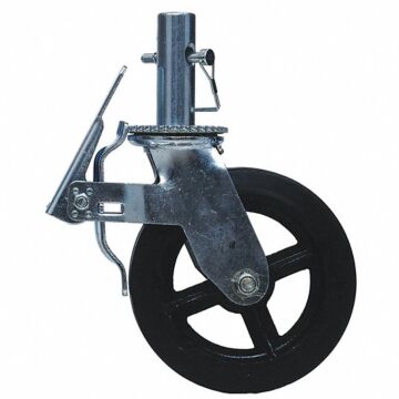 Cast Iron 8 in. Wheel w/ 4 in. Stem