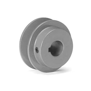 Amec 3.95" OD "B" V-Belt, 1 Groove Sheave, 1" Bore