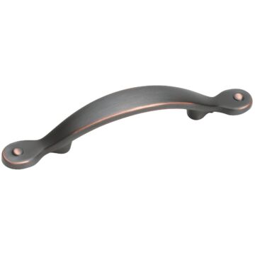 Amerock Inspirations 3in Oil-Rubbed Bronze Pull Cabinet Drawer Pull