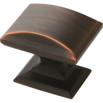 Amerock Candler Rectangle Oil-Rubbed Bronze Cabinet Knob