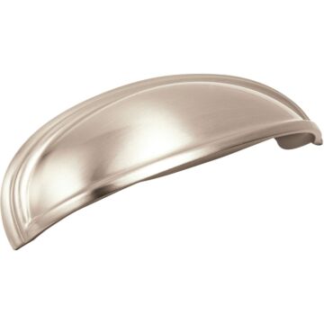 Amerock Ashby 3 & 4 In. Satin Nickel Cup Cabinet Drawer Pull