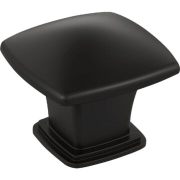 Amerock Garfield Knob (Matte Black) 1-3/16 in.