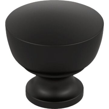Amerock Chalice Round Knob (Matte Black) 1-1/4 in.