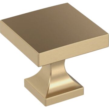 Amerock Pedestal Square Knob (Champagne Bronze) 1-1/16 in.