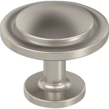 Amerock Loop Round Knob (Satin Nickel) 1-3/16 in.