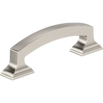 Amerock Everyday Basics Incisive Cabinet Pull (Satin Nickel) 3 in.
