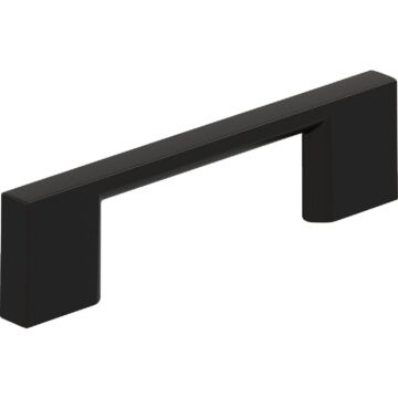 Amerock Everyday Basics Cityscape Cabinet Pull (Matte Black) 3 in.