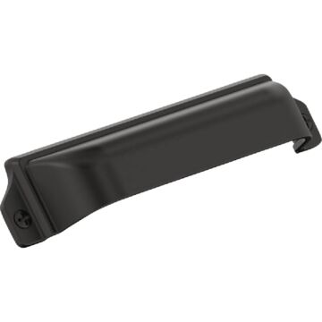 Amerock Everyday Basics Haven Cup Pull (Matte Black) 3 in. or 3-3/4 in.