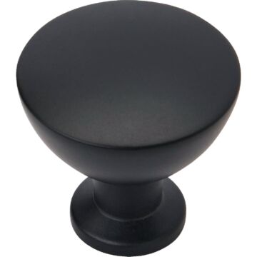 Amerock Everyday Basics Grail Cabinet Knob (Matte Black) 1-1/4 in.
