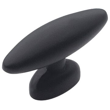 Amerock Everyday Heritage Oval Matte Black Cabinet Knob