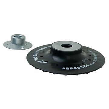 Pearl Abrasives 4-1/2 x 5/8-11 Backup Pad for Fiber Discs, Spiral-Faced
