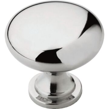Amerock Edona Round Cabinet Knob (Polished Chrome) 1-1/4 in.