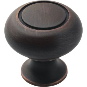 Amerock Everyday Heritage Round Oil-Rubbed Bronze Cabinet Knob
