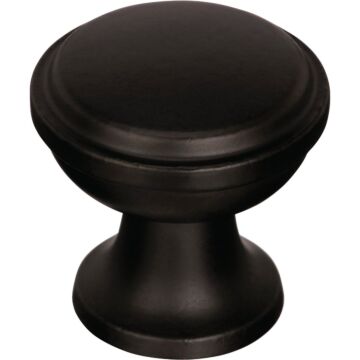 Amerock Westerly Round Black Bronze Cabinet Knob
