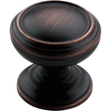 Amerock Revitalize Round Oil-Rubbed Bronze Cabinet Knob