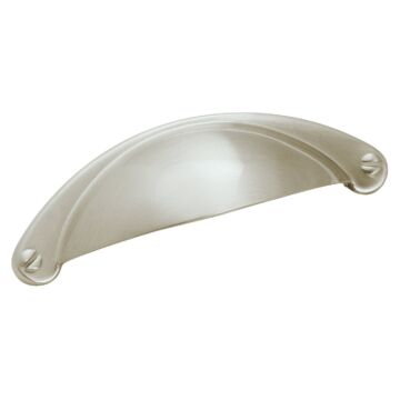 Amerock  2.5 In. Satin Nickel Cup Cabinet Drawer Pull