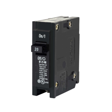 Cutler-Hammer Type BR 1-inch Plug-on Circuit Breaker