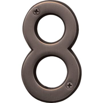 HY-KO Hy-Ko Prestige Series 4 In. Oil Rubbed Bronze House Number Eight