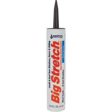Sashco Big Stretch Acrylic Elastomeric Caulk (Dark Brown) 10.5 oz