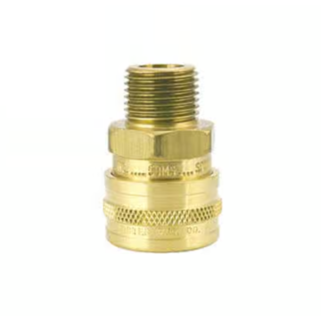 Foster 1/2" Quick Connect x 1/2" Male NPT Brass Plug