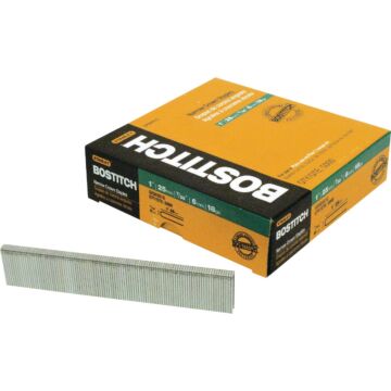 Bostitch 5,000-Qty. 5/8" Leg 18-Gauge 7/32" Narrow Crown Finish Staples