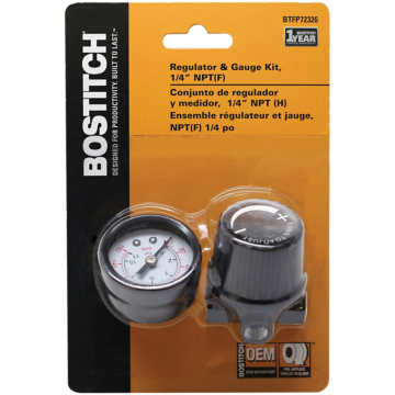 Bostitch BOSTITCH Regulator And Gauge Kit With 1/4-Inch Npt Thread