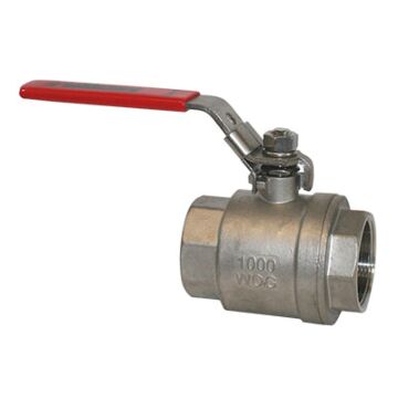 Merrill 1-1/2 x 1-1/2 in FIP x FIP 304 SS Ball Valve